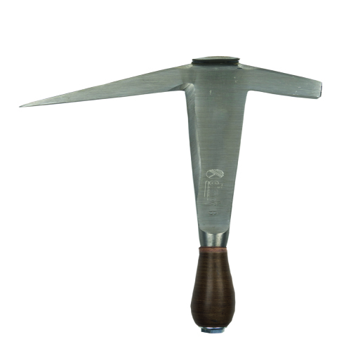 Roofing hammer - leather handle - short peen - left handed